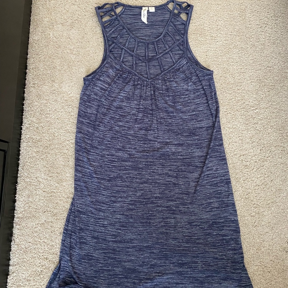 Others Follow, Blue Cotton Dress, Size small